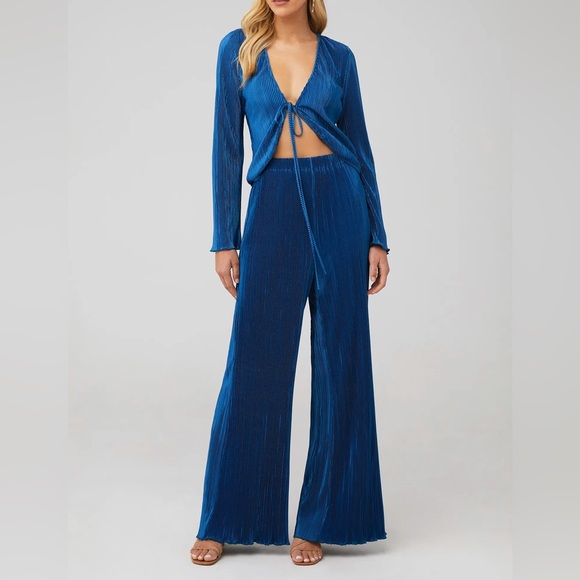 Peppermayo Pants - Peppermayo 90s muse pants in cobalt